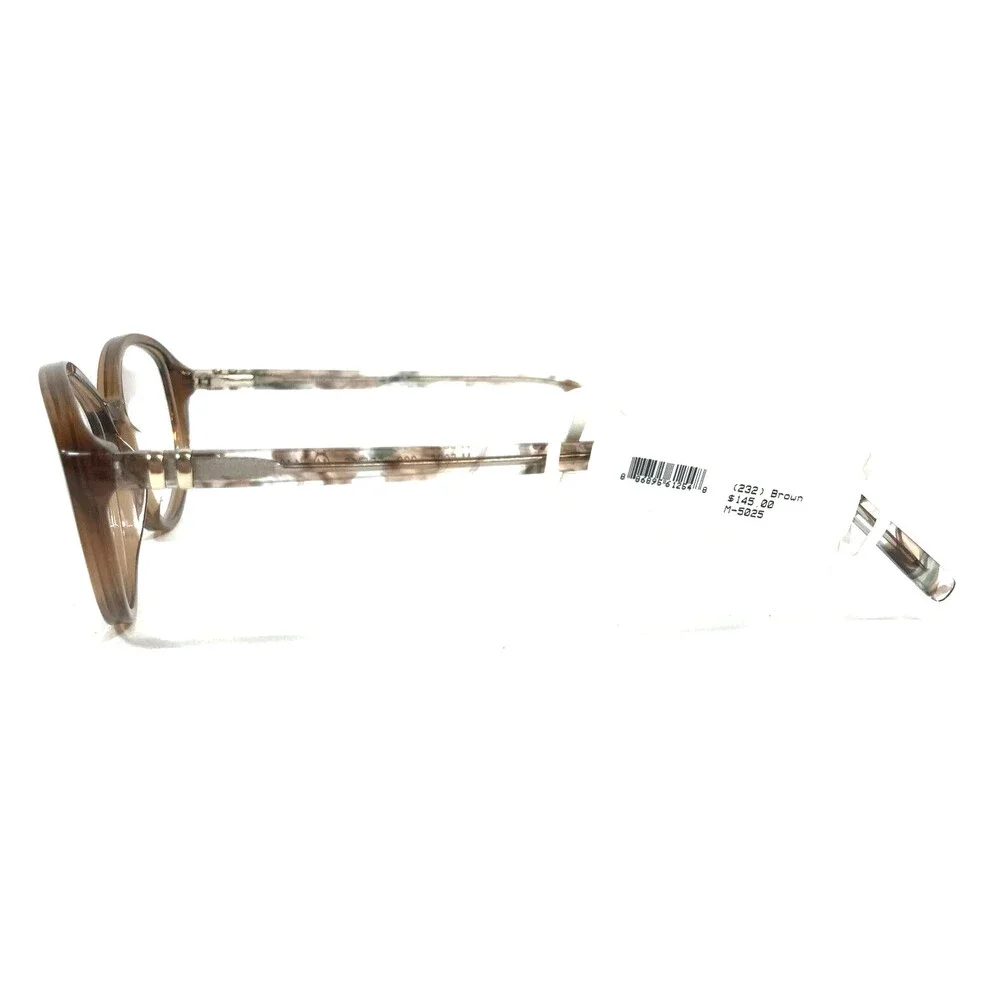 Marchon NYC Eyeglasses Frames M-5025 232 Brown Tortoise Oval Full Rim 55-16-140